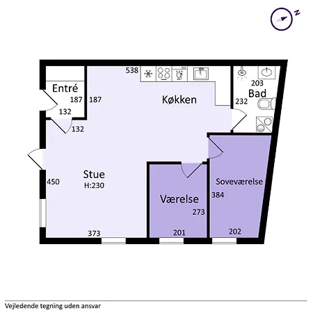Hyggelig 2br M Privat Parkering Apartament Aalborg